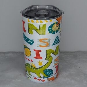 Dinosaur Themed Kids Tumbler - Multicolor